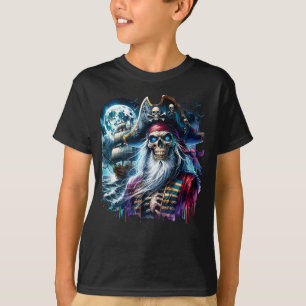 Camiseta Capitán de los Piratas de Skeleton