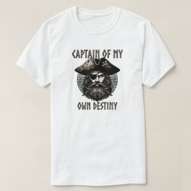 Camiseta Capitán de mi propio destino (Diseño del anverso)