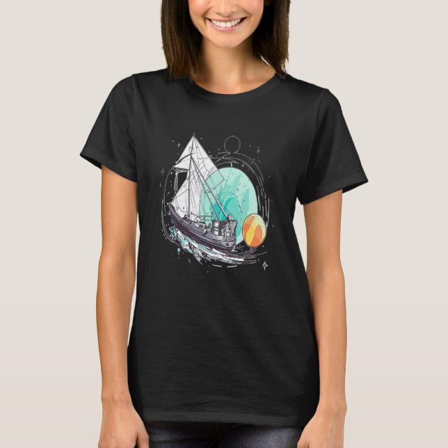 Camiseta Capitán de naves espaciales (Anverso)