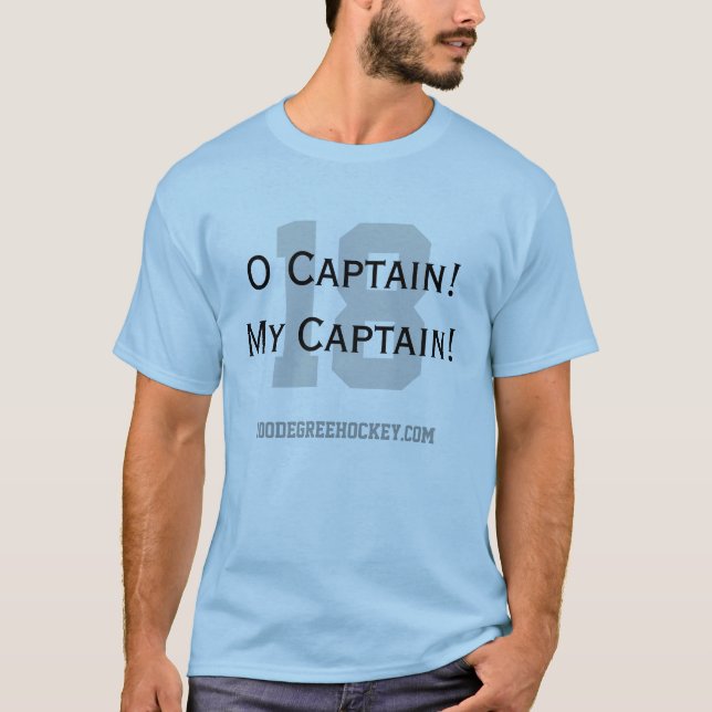 Camiseta ¡Capitán de O! ¡Mi capitán! (Anverso)