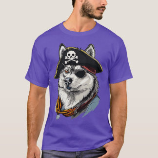 Camiseta Capitán de Piratas Husky