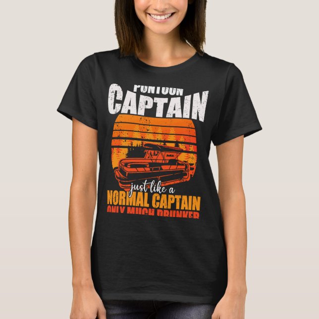 Camiseta Capitán de Ponton, como capitán normal, sólo mucho (Anverso)