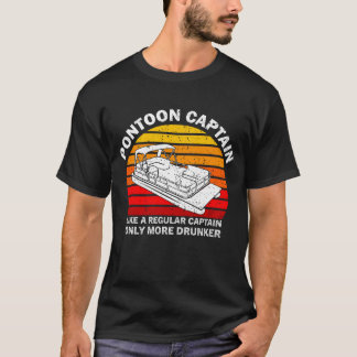 Camiseta Capitán De Pontón Como Un Capitán Regular