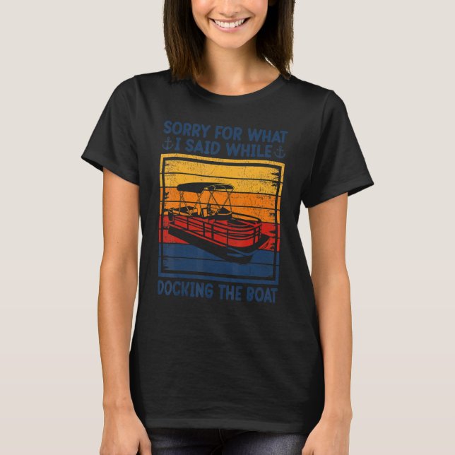 Camiseta Capitán de Pontón Como Un Capitán Regular Solo Que (Anverso)