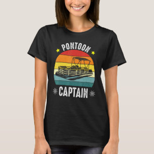 Camiseta Capitán de pontón en barco conjunto capitán