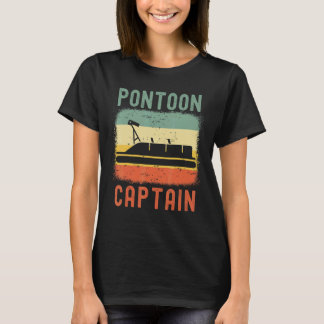 Camiseta Capitán de pontón Retro Vintage Cabina de Lago