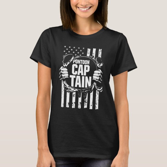 Camiseta Capitán de pontón Vela Marinero 6 (Anverso)