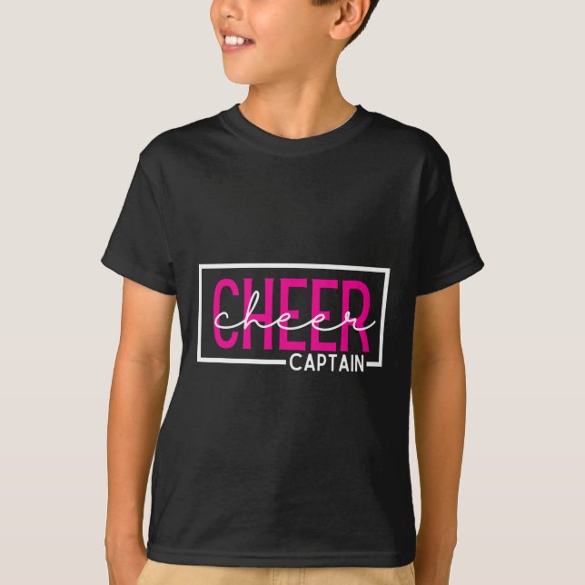 Camiseta Capitán de porristas Animando  (Anverso)