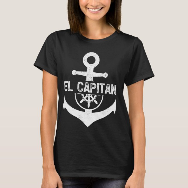 Camiseta Capitán de puente de barca de El Capitan (Anverso)