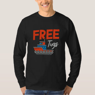 Camiseta Capitán de remolcador navegando en barco propietar