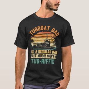 Camiseta Capitán de remolcador y bote de remolque Pun para