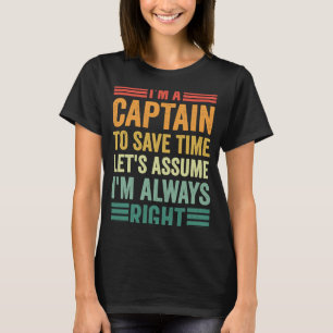 Camiseta Capitán de remolque Retro Cita Bote Tug 4