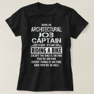 Camiseta Capitán de trabajo de arquitectura