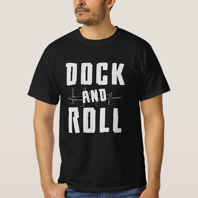 Camiseta Capitán De Vela De Vela De Dock Y Rollito (Anverso)