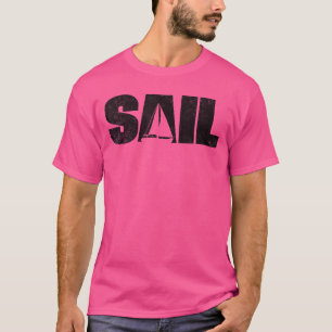 Camiseta Capitán de velero gráfico Retro Sa