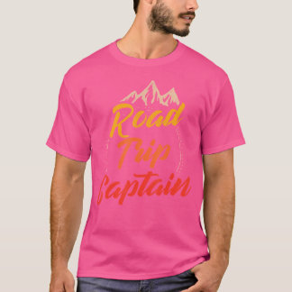 Camiseta Capitán De Viaje Por Carretera Al Aire Libre Rv Ca