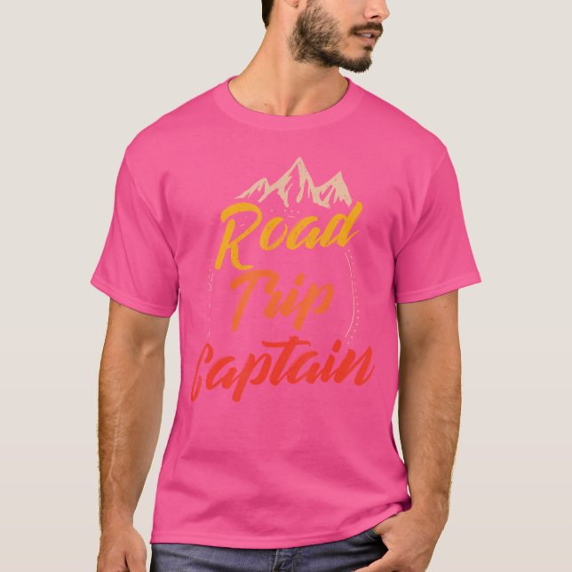 Camiseta Capitán De Viaje Por Carretera Al Aire Libre Rv Ca (Anverso)