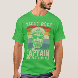 Camiseta Capitán de Yacht Rock Barco Pontón Fiesta Marinero