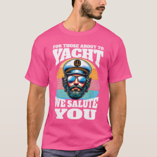 Camiseta Capitán de Yacht Rock Fiesta de los 80 para aquell
