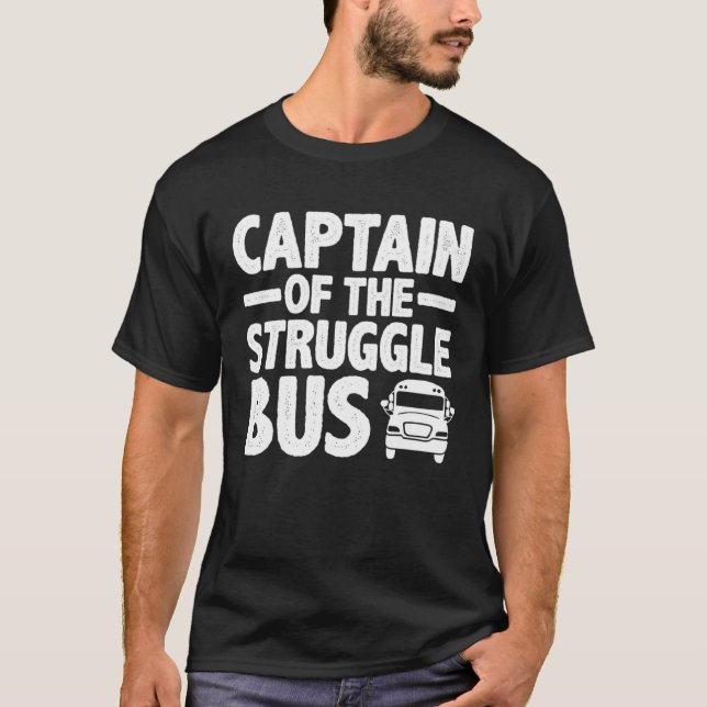Camiseta Capitán Del Autobús De Lucha (Anverso)