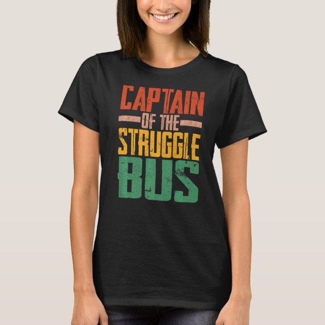 Camiseta Capitán Del Autobús De Lucha (Anverso)