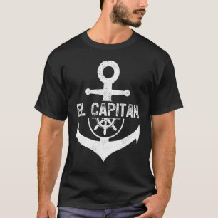 Camiseta Capitán del barco de barca El Capitan