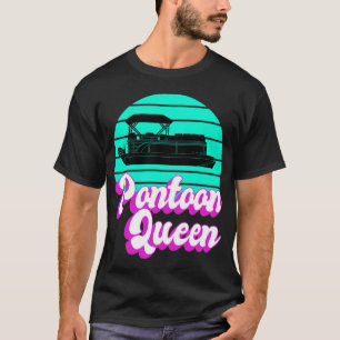 Camiseta Capitán del bote de la reina del pontón obsequia a
