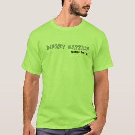 Camiseta Capitán del bote personalizado con nombre