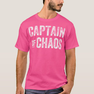 Camiseta Capitán Del Caos Gracioso Hombre Camisas