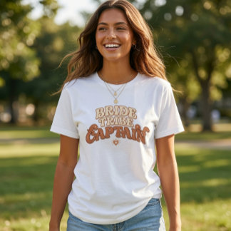 Camiseta Capitán del Clan de la Novia Retro | Despedida de