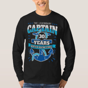 Camiseta Capitán del crucero de 30 años de Sailer