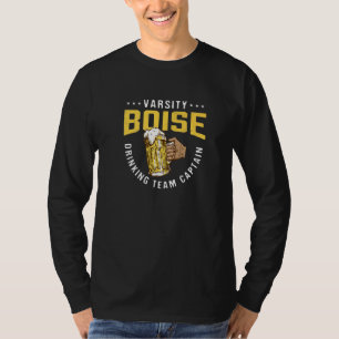 Camiseta Capitán del equipo de bebidas Boise Beer Humor Dri