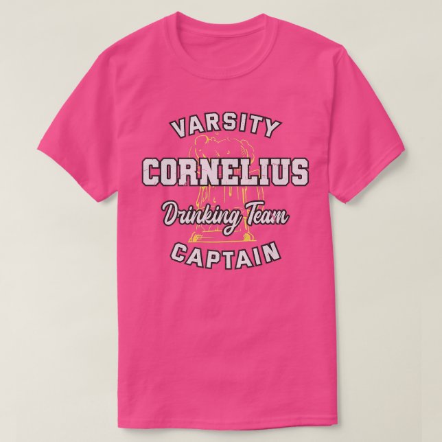 Camiseta Capitán del equipo de bebidas Cornelius Carolina d (Diseño del anverso)
