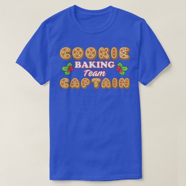 Camiseta Capitán del Equipo de Cocina de los Camisas navida (Diseño del anverso)