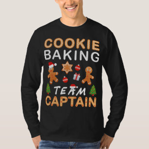 Camiseta Capitán del Equipo de Cookie Baking Hilarious Ging