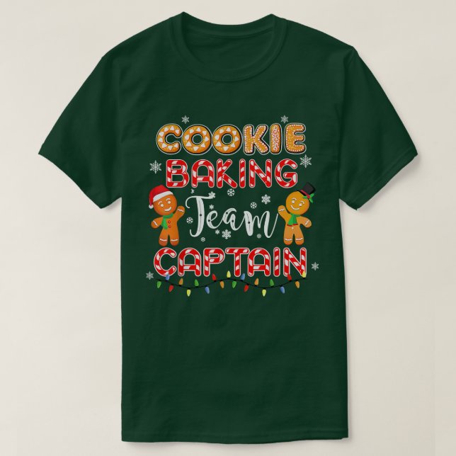 Camiseta Capitán del Equipo de Cookie Baking Navidades Ging (Diseño del anverso)