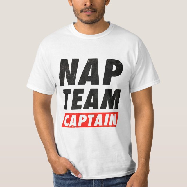 Camiseta Capitán del equipo de la siesta (Anverso)