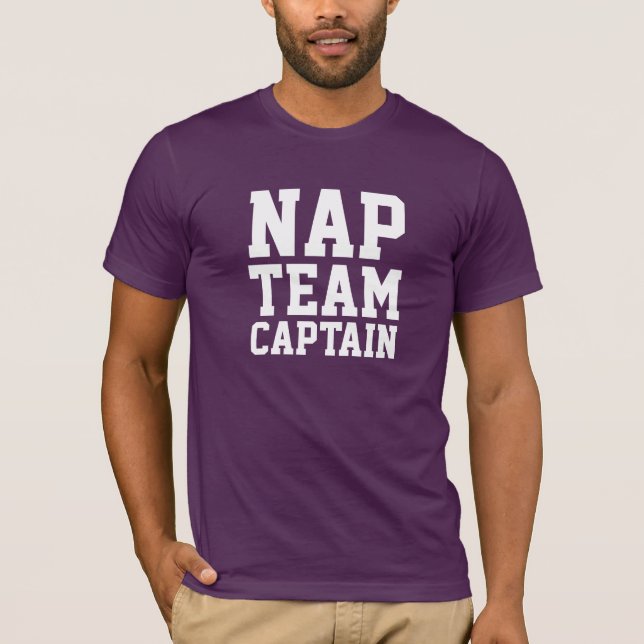 Camiseta Capitán del equipo de la siesta (Anverso)