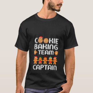 Camiseta Capitán del equipo de repostería de galletas para 