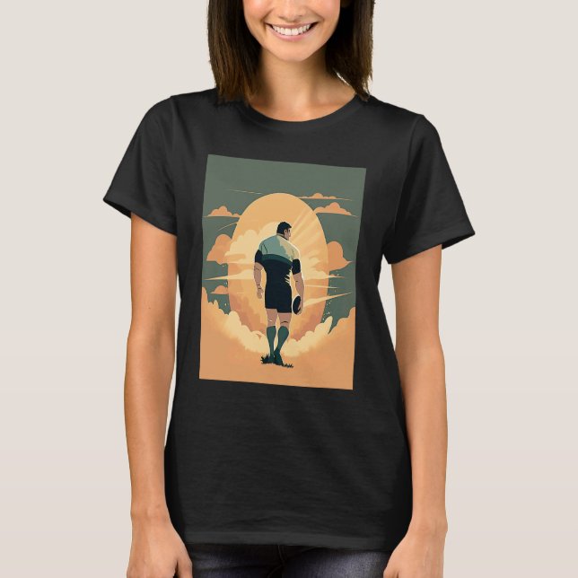 Camiseta Capitán del equipo de Rugby Pop Rugby (Anverso)