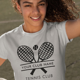 Camiseta Capitán del equipo de tenis con nombre de club per