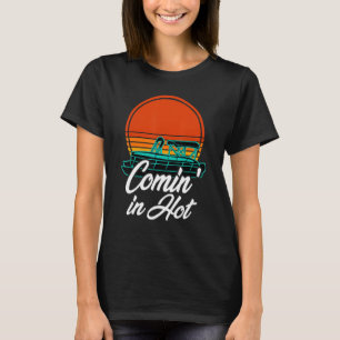 Camiseta Capitán Del Lago De Bote De Pontón Caliente