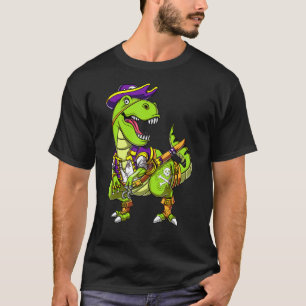 Camiseta Capitán del pirata de los dinosaurios T Rex Sailor