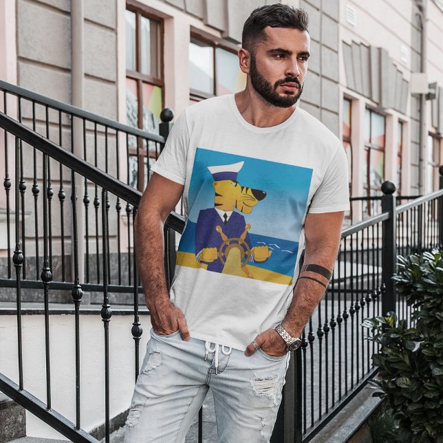 Camiseta Capitán del tigre Mens T-Shirt (Subido por el creador)