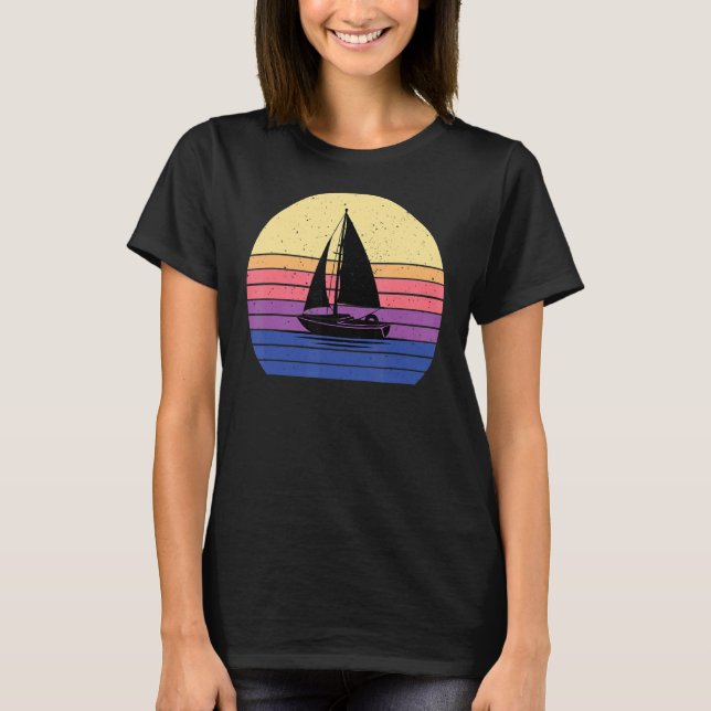 Camiseta Capitán del velero de la ropa de barco de vela de  (Anverso)