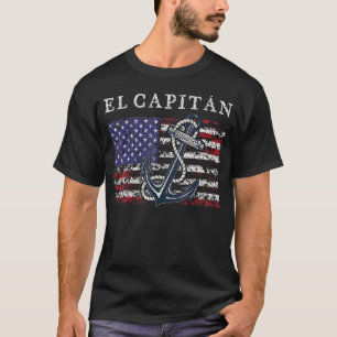 Camiseta Capitán El Capitán Del Barco Pontoon Anchor Us F