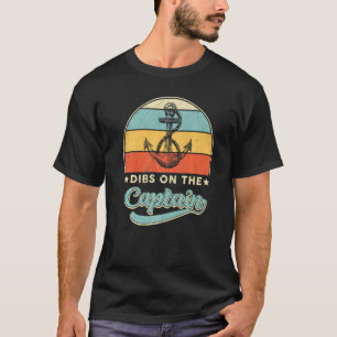 Camiseta Capitán Esposa En El Retro Vintage