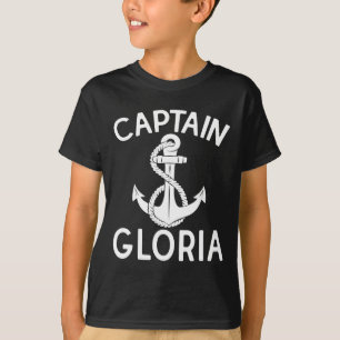 Camiseta Capitán Gloria Yacht Boating Anchor