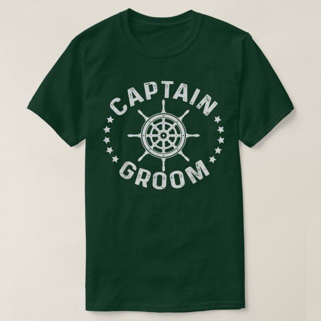Camiseta Capitán Groom Navegador Barco de Navegación Saili (Diseño del anverso)