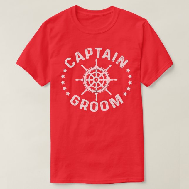 Camiseta Capitán Groom Navegador Barco de Navegación Saili (Diseño del anverso)